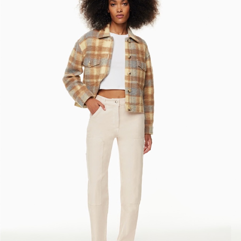 Aritzia Brennan Beige Cargo Pants